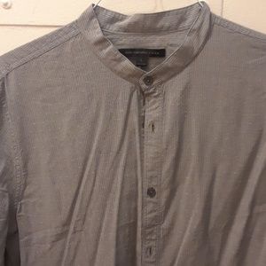 NEW john varvatos lightweight shirt gray